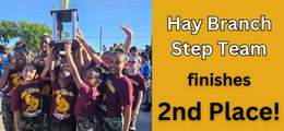  Hay Branch Step Team Takes 2nd Place!
