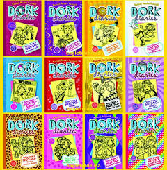  Cover images of Dork Diaries #1-12.