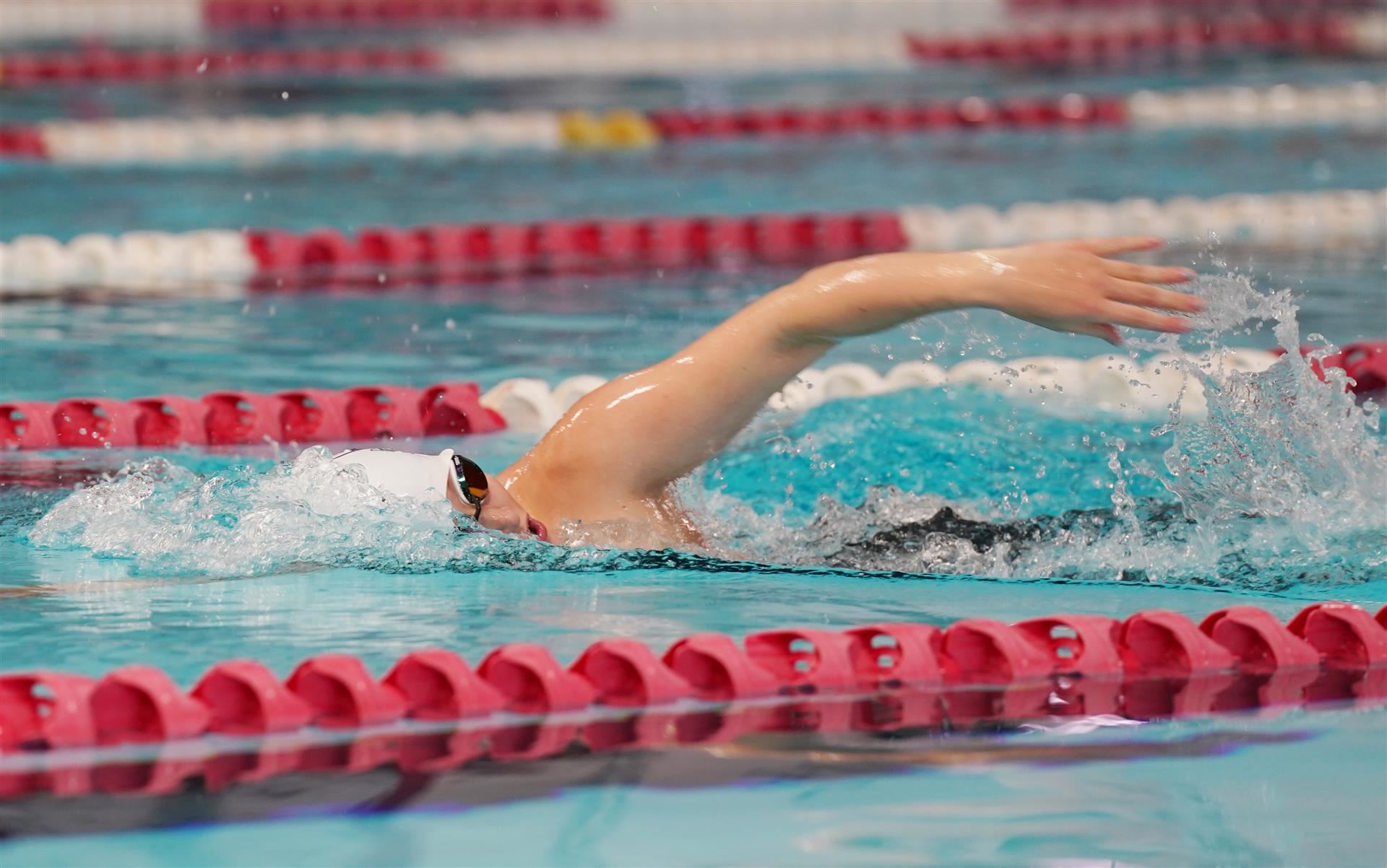 Swimming the freestyle