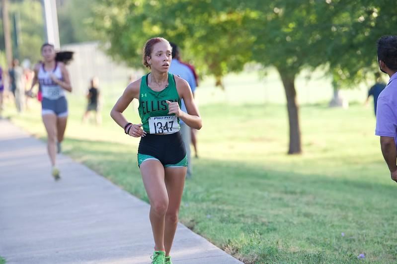 Cross country meet runner