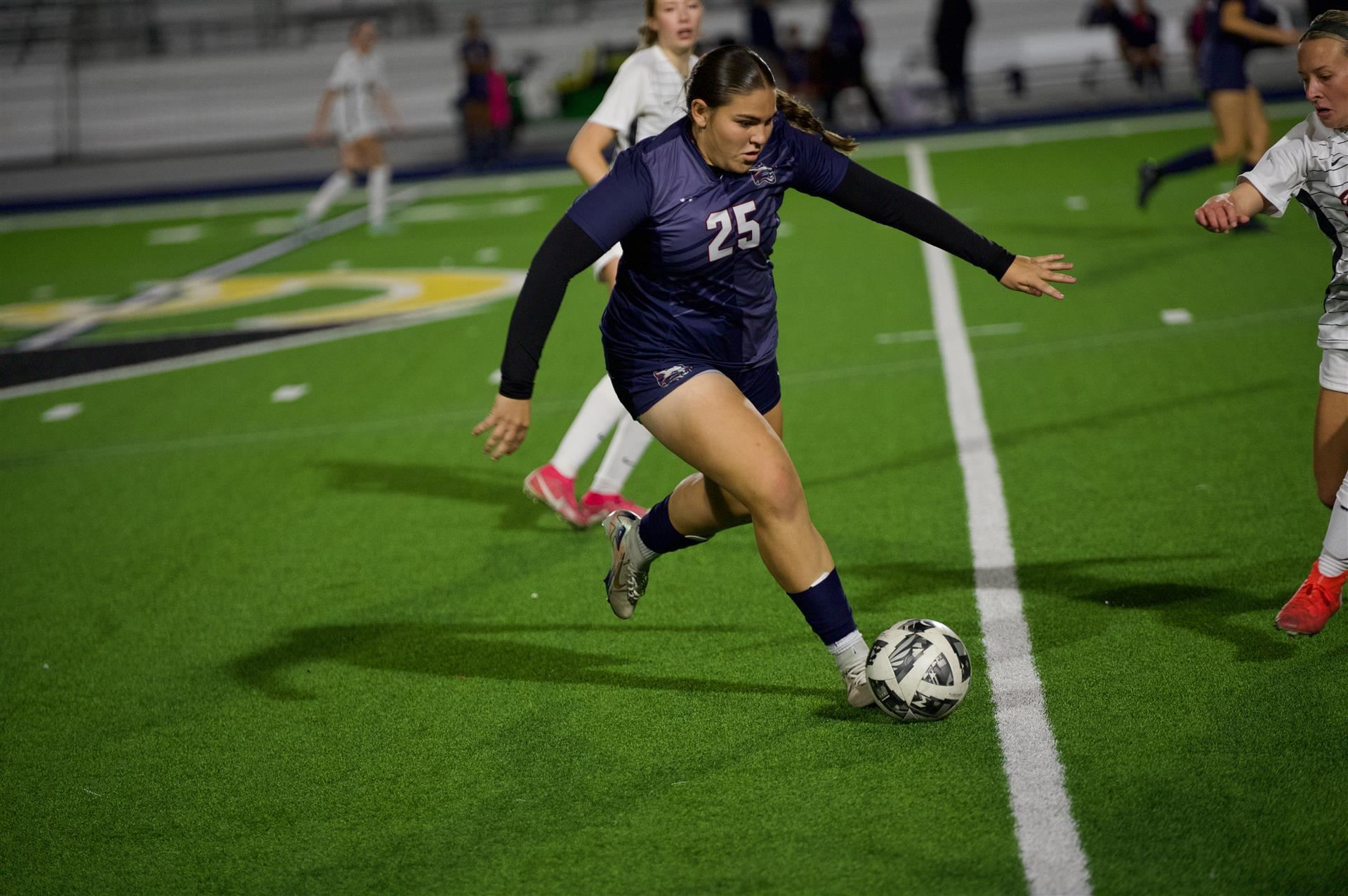 Lady Bobcats soccer player