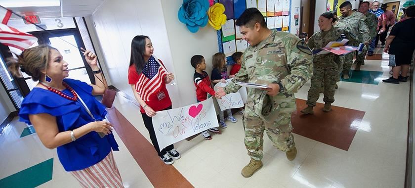 Reeces Creek Honors Veterans With Parade