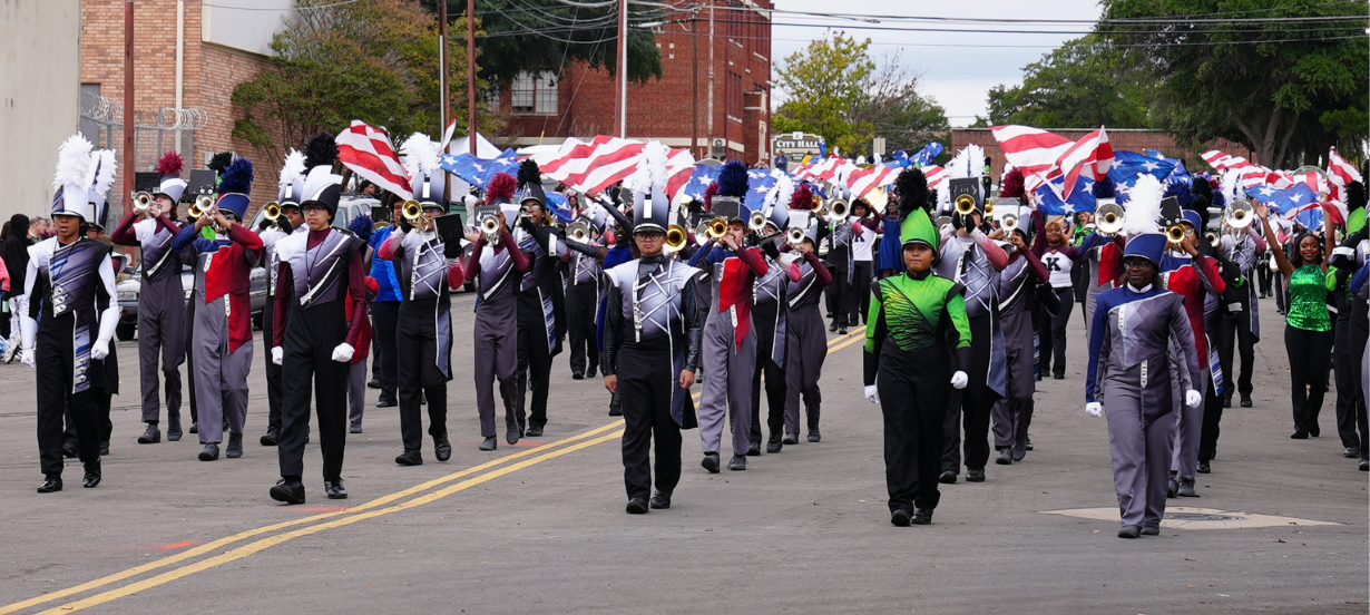  Bands during the parade