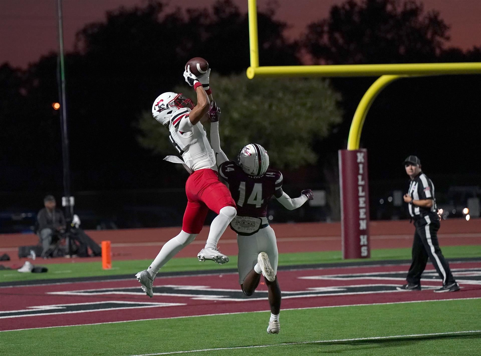 Leaping catch