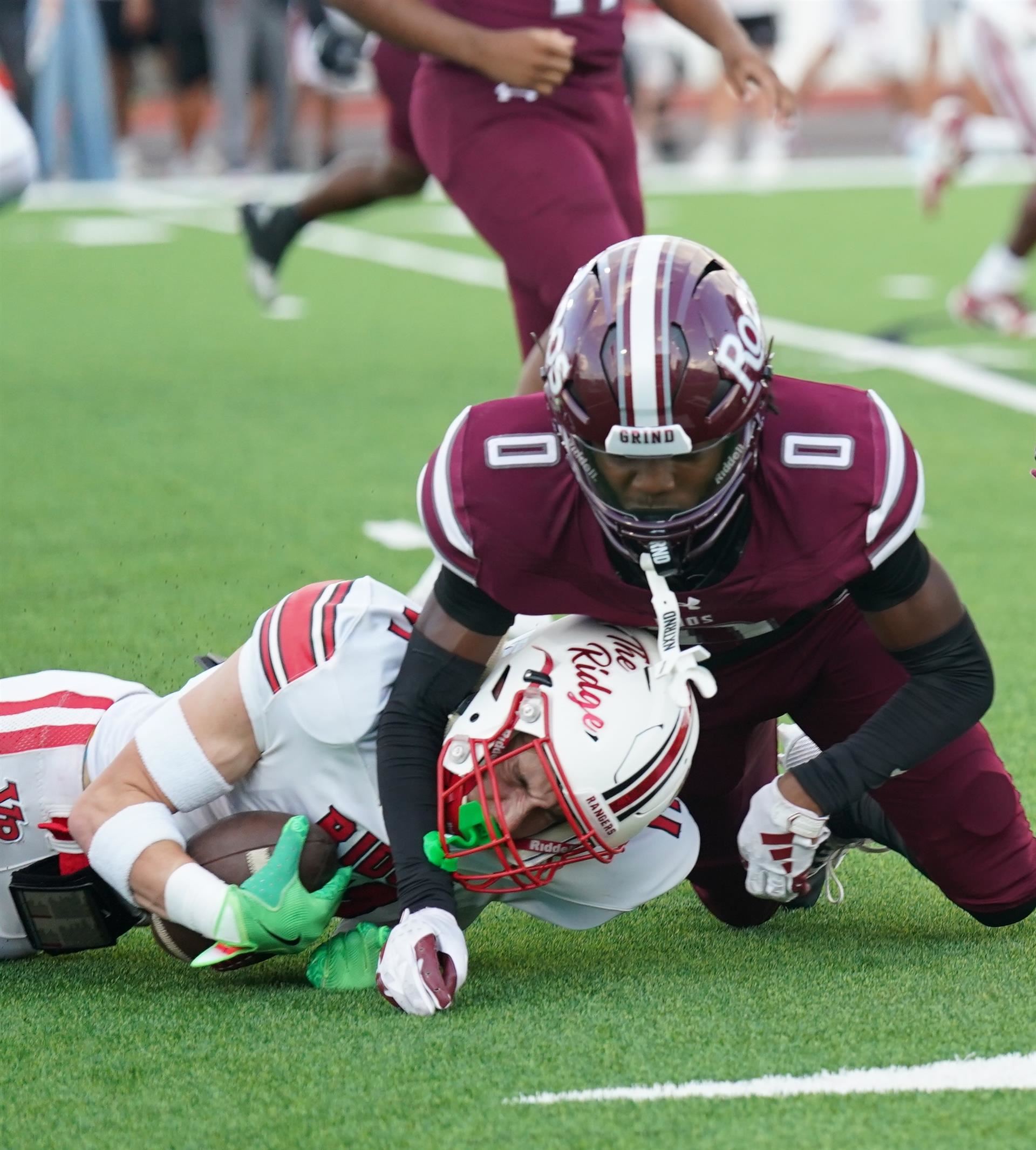 Making a tackle
