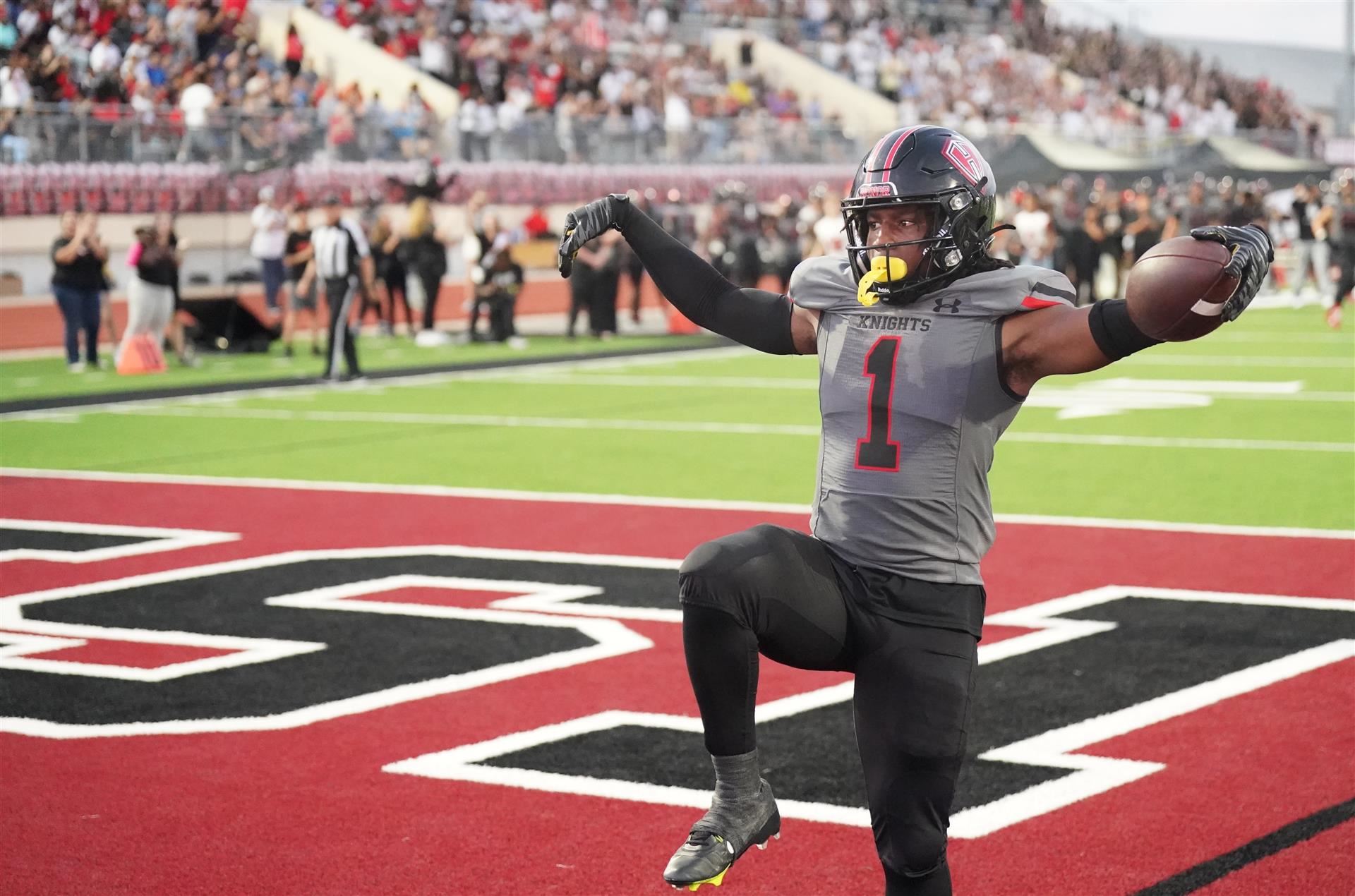 Strike a pose in the end zone