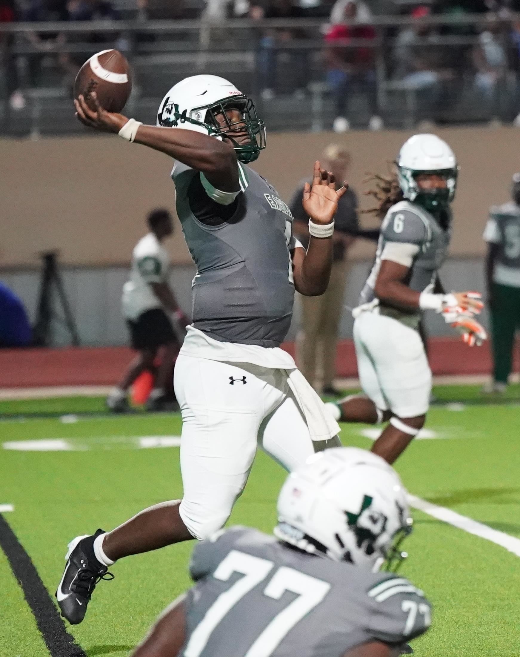 Quarterback throws the ball