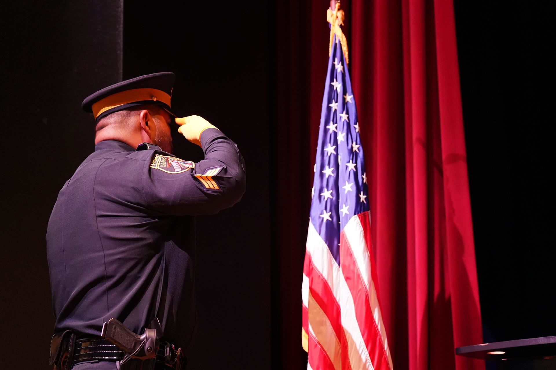 Salute the flag