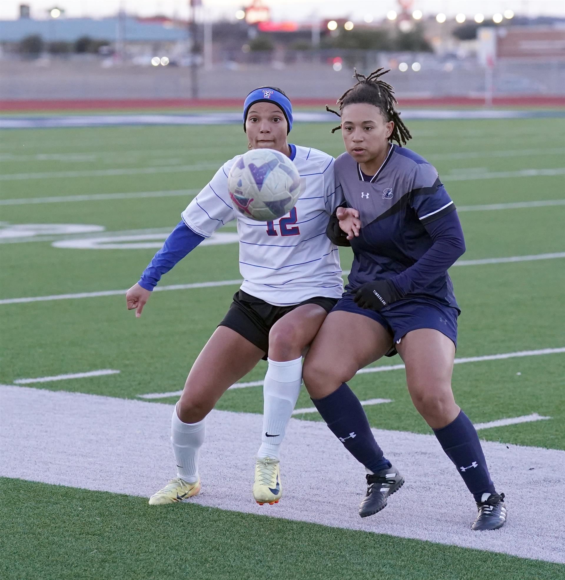 Eyes on the soccer ball