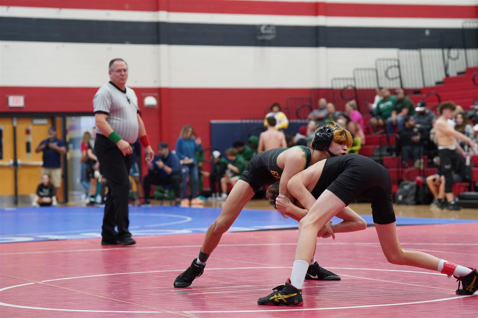 Ellison wrestling