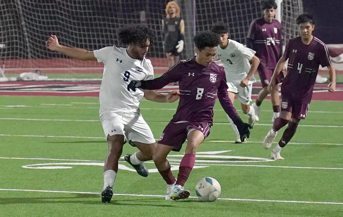 Battle for the ball
