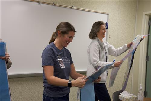 teachers smiling 