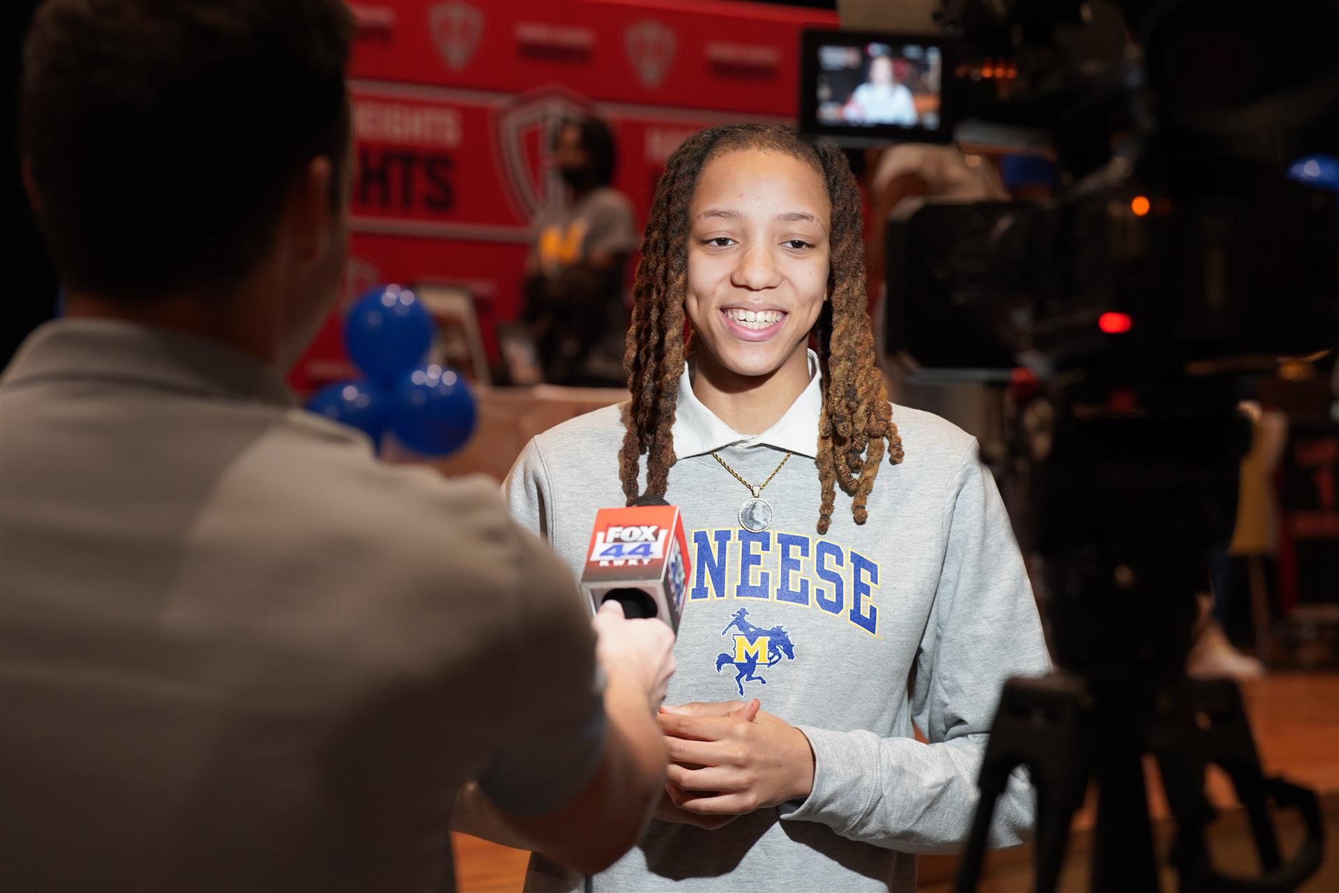 TV interview