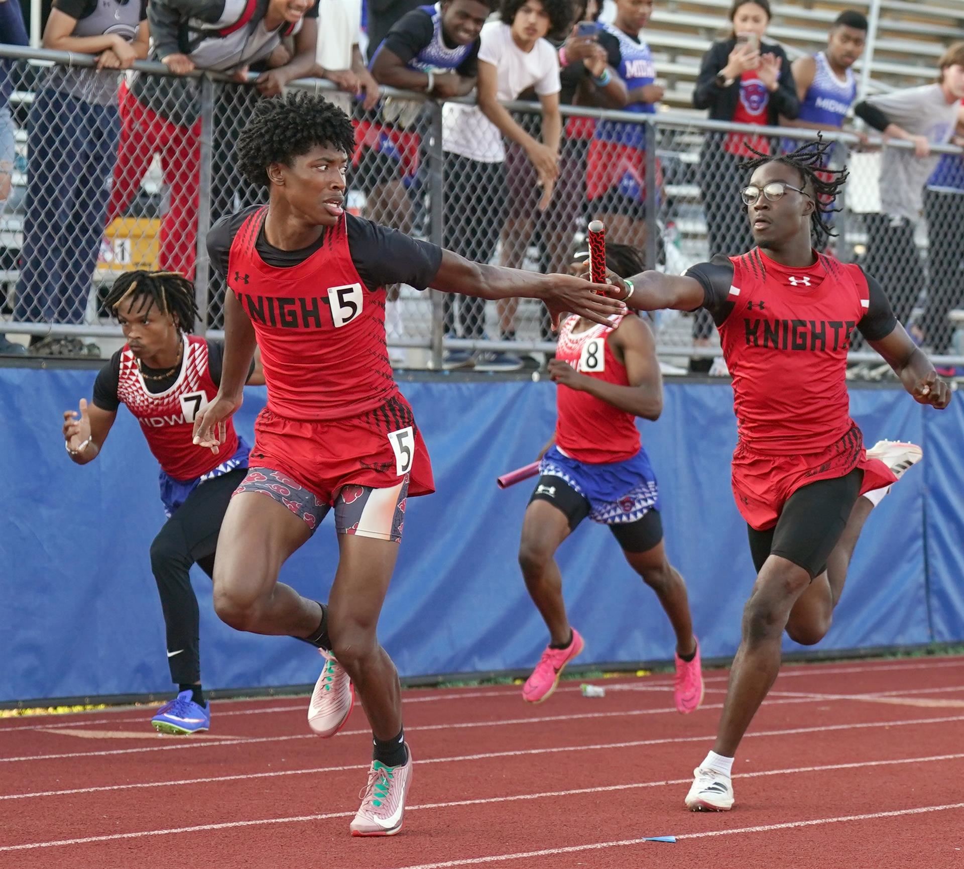 Looking back for the baton
