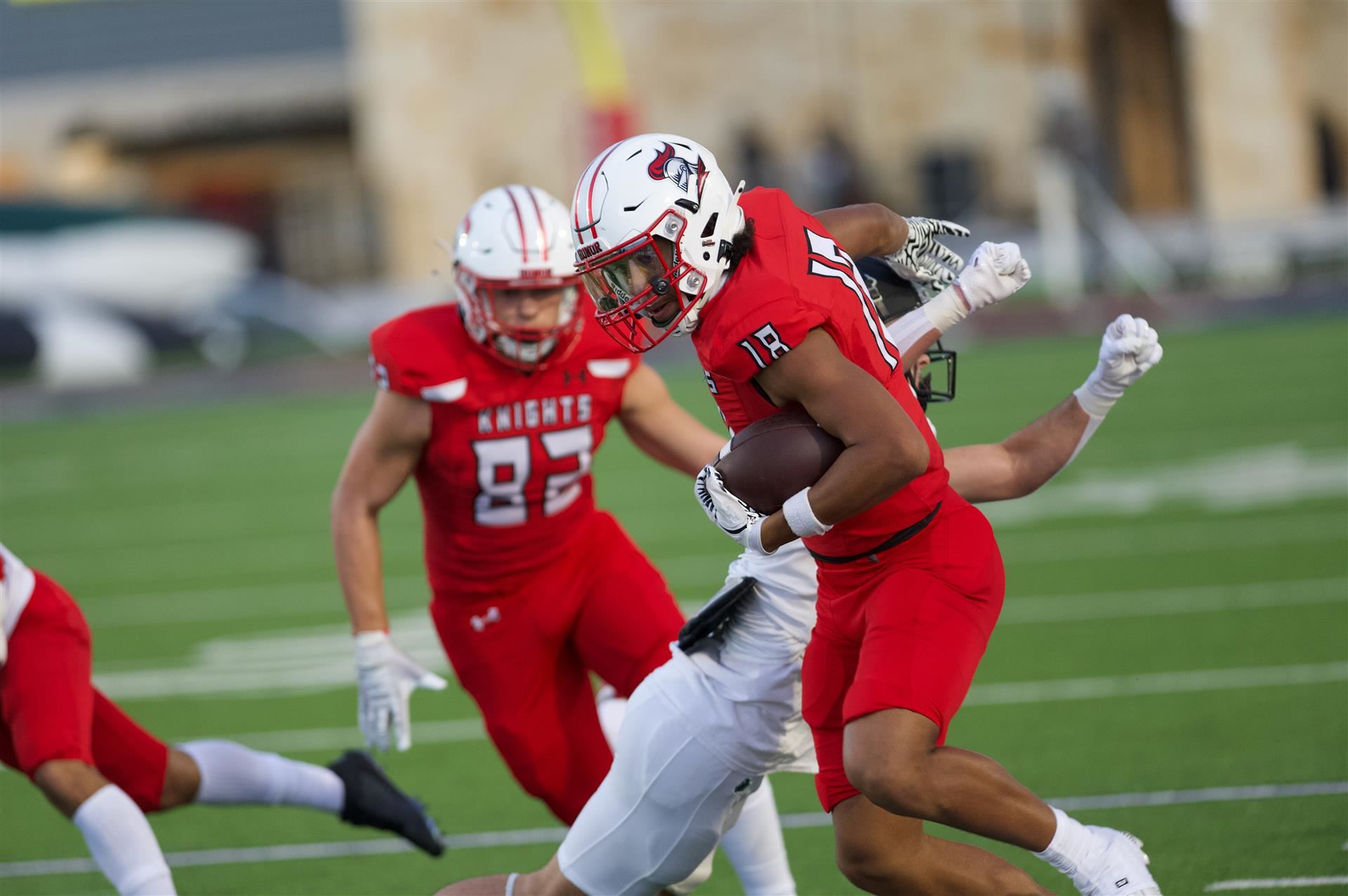 Breaking a tackle