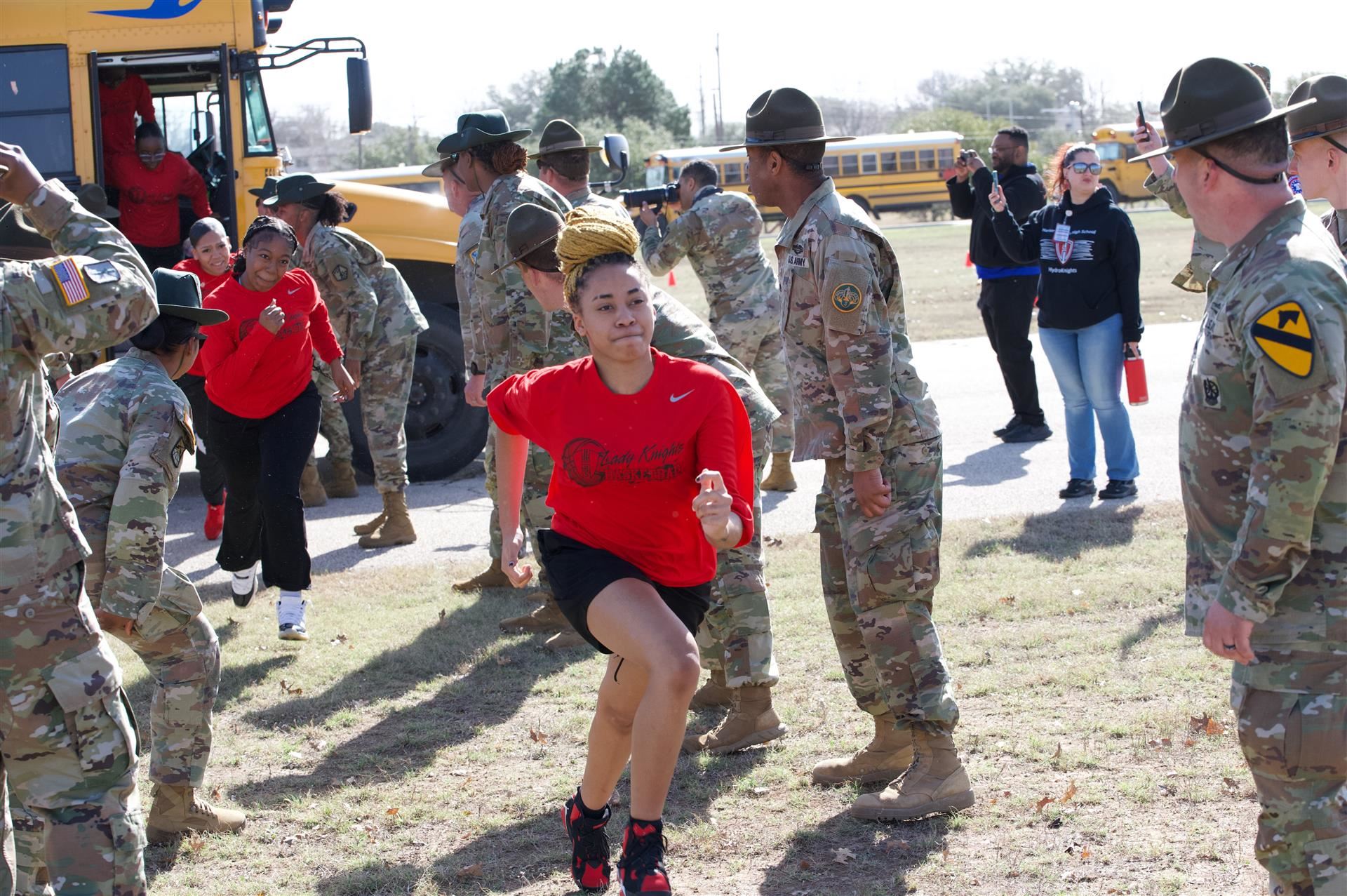 KISD athletes train at post