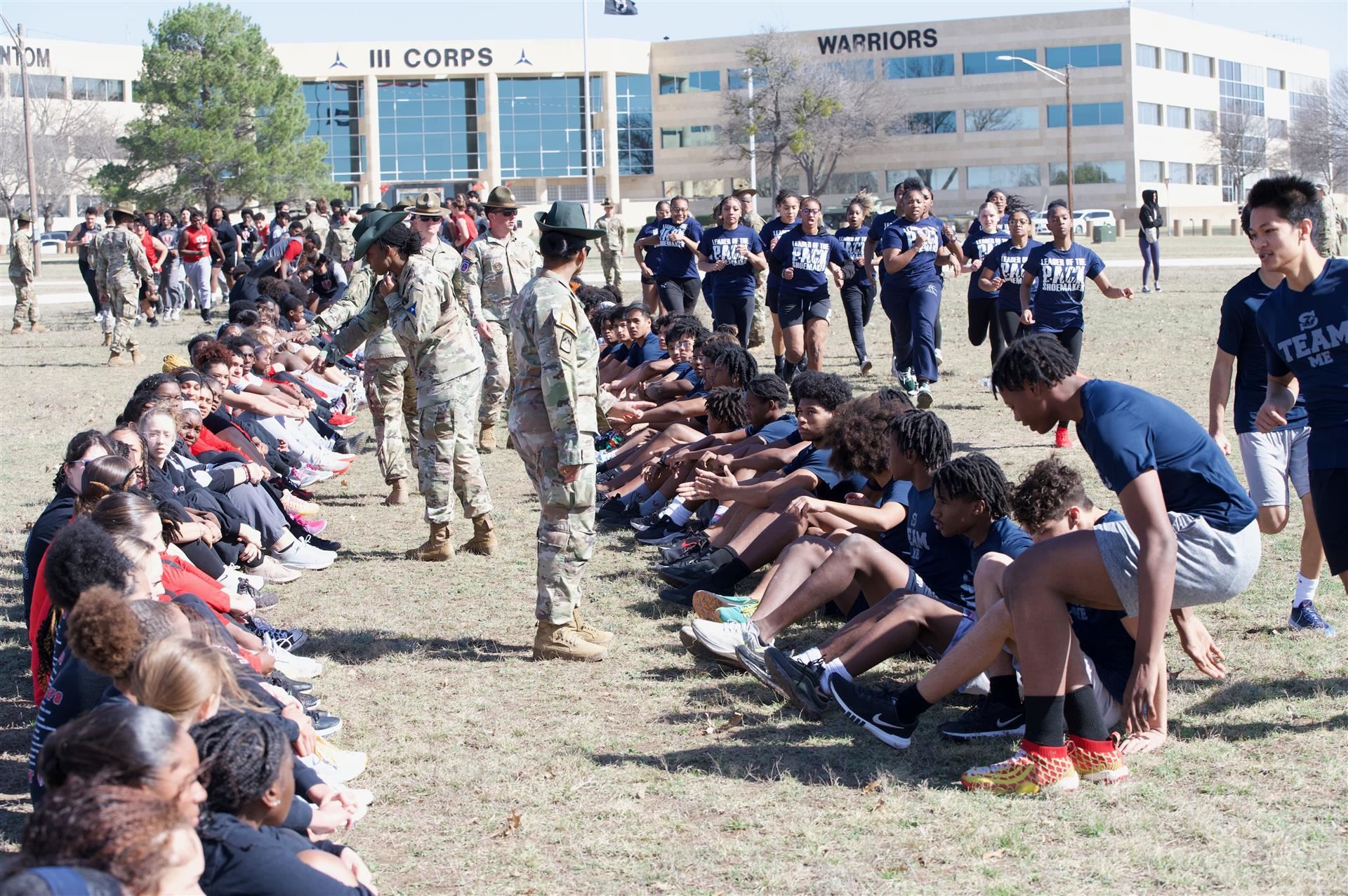 KISD athletes train at post