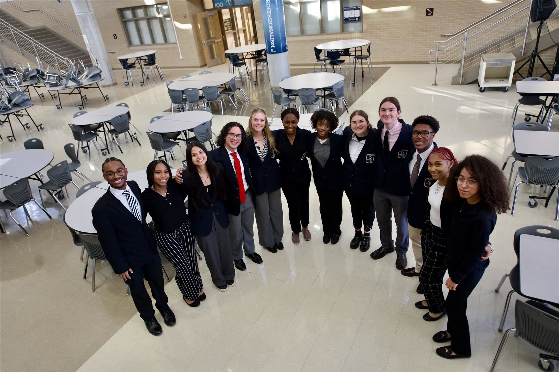 Career Center DECA state qualifiers