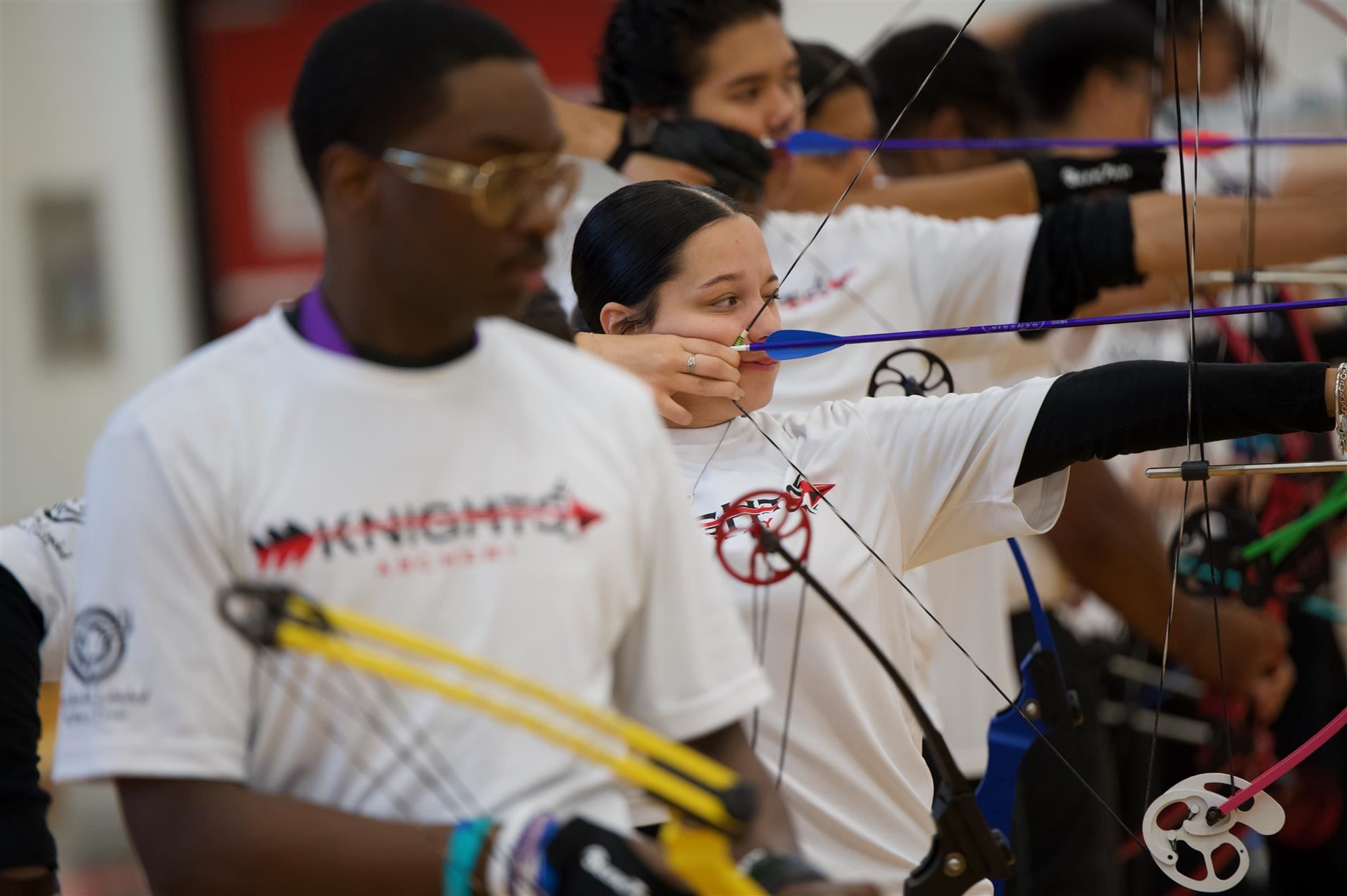 JROTC archery competition