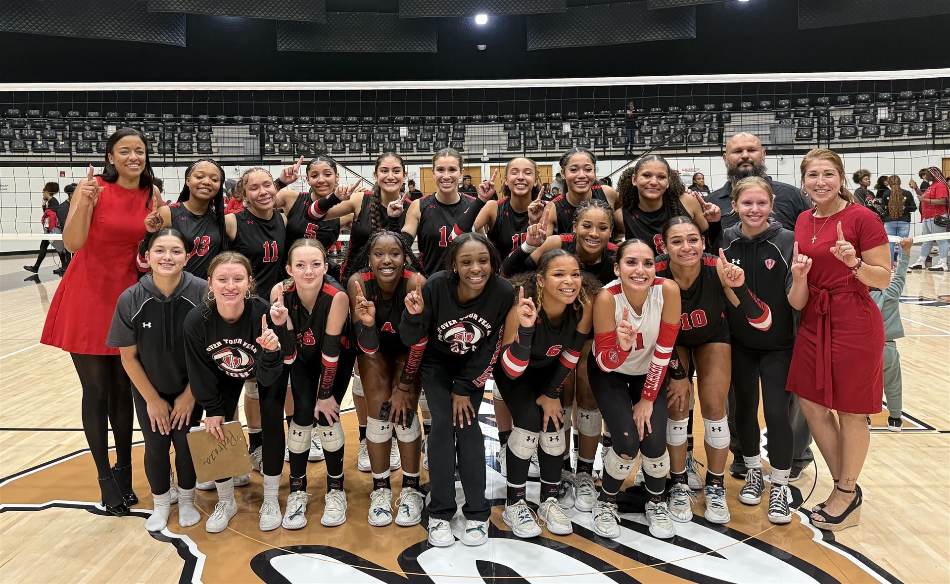 Harker Heights volleyball team