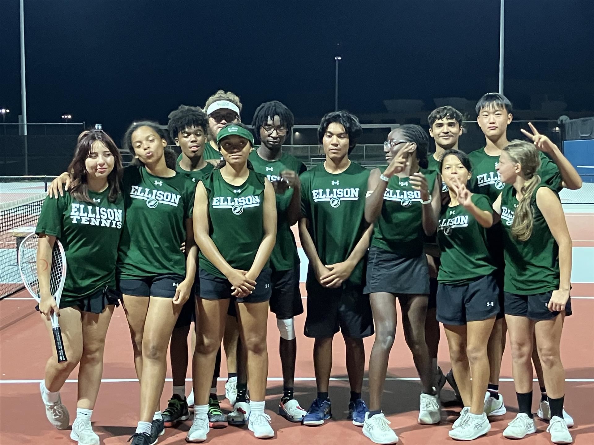 Ellison tennis team