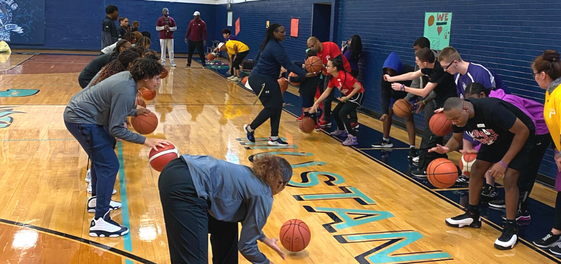  KISD Dream Team Hosts Basketball Camp
