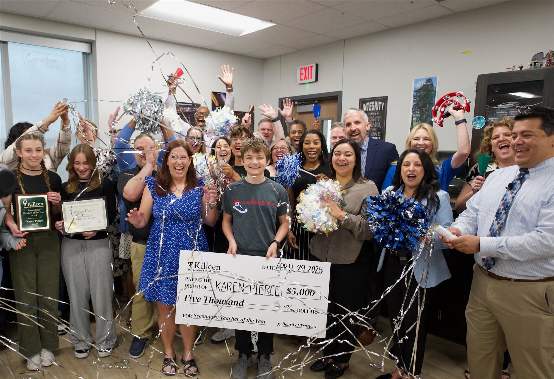 KISD secondary teacher of the year 2025