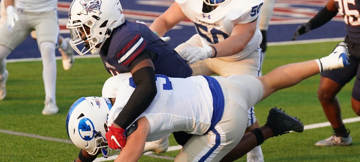 Player makes a tackle