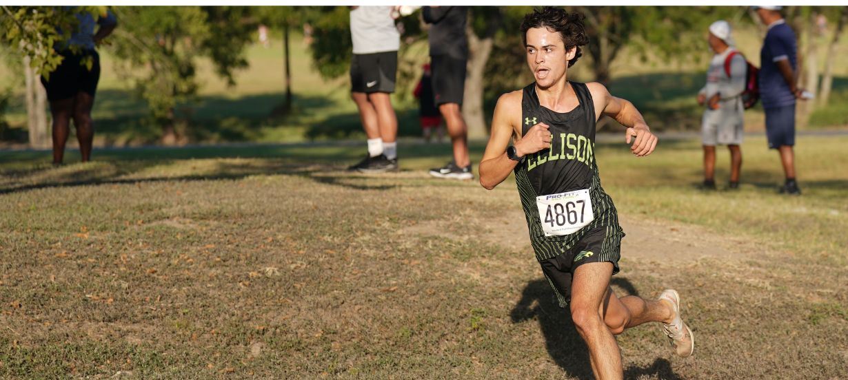 Running on the cross country course