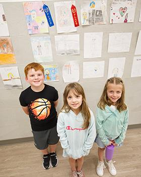 Second place art winners
