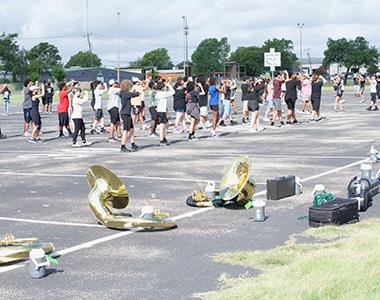 Ellison Eagles marching band