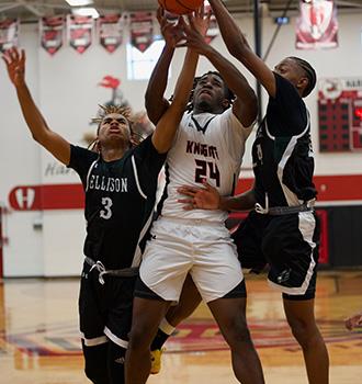 Ellison-Heights battle for rebound
