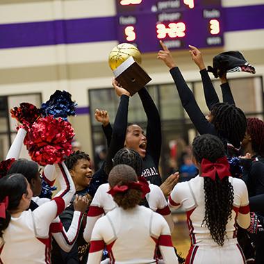 Cats hoist area round trophy