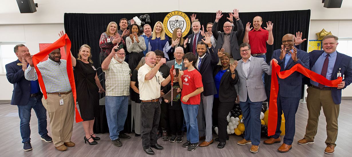 Sheridan dedication ribbon cutting