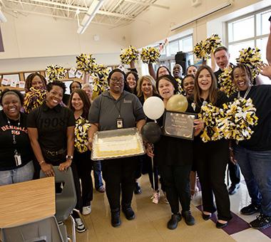 Pathways cafeteria celebrates star of excellence