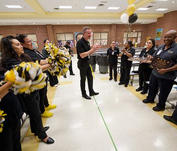Hobby Elementary cafeteria honored