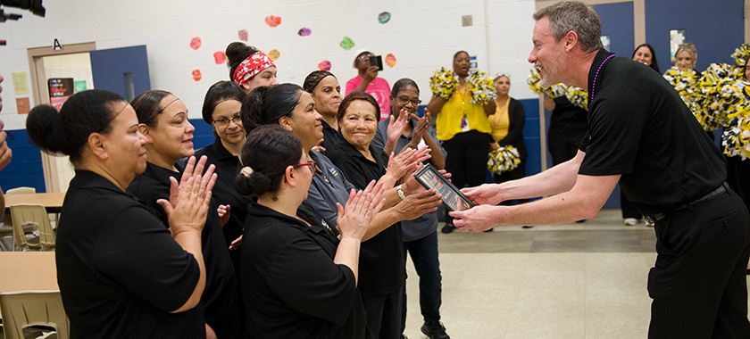 Maxdale Elementary cafeteria staff earns award of excellence