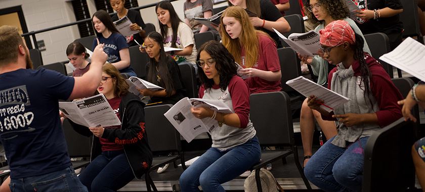  Choir students from five KISD high schools converge for summer sessions
