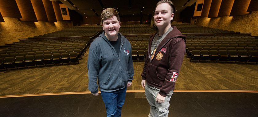 Edgar Diaz, Zachary Repine, CHS All-State choir members