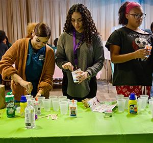 Making slime for relaxation