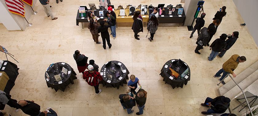 Art exhibit displays student expression