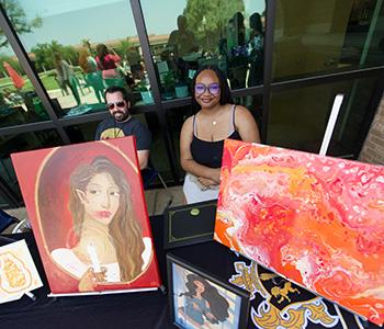 ECHS fine arts signing Iyanna Paul