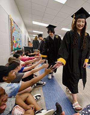 ECHS graduation walk 2024