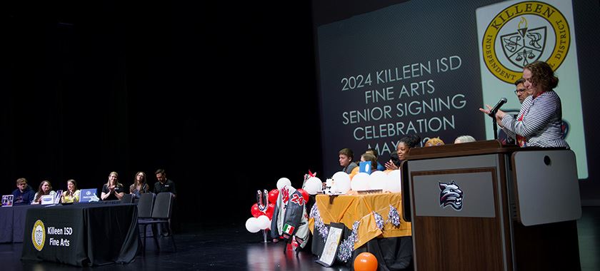Chaparral HS fine arts signing 2024