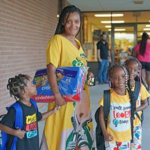 First day of school Hay Branch ES