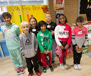 Maude Moore Wood food drive