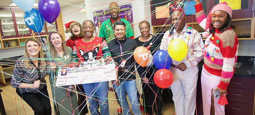  KISD grant patrol celebrates with Rancier teacher