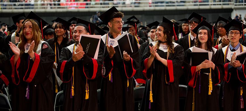  Excited HHHS graduates celebrate at the Expo Center