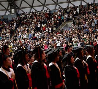 Large crowd at HHHS graduation