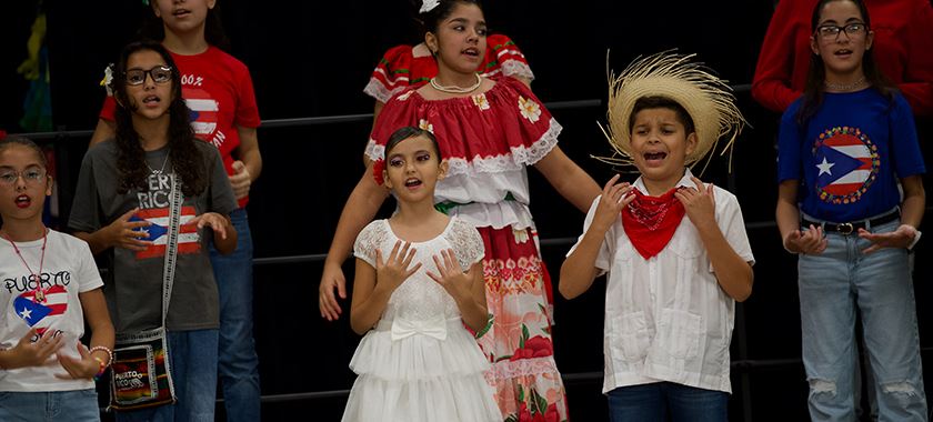 Hispanic Heritage celebration Pershing Park Elementary